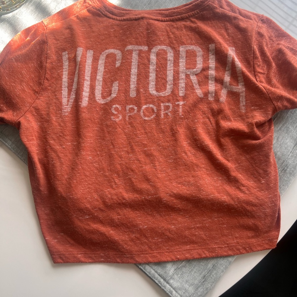 Crop rust Orange T-Shirt